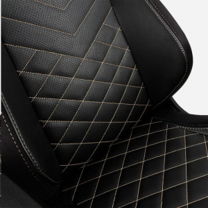 noblechairs ICON gaming szék Valódi bőr Fekete (NBL-ICN-RL-BLA)
