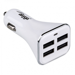 Akyga USB-s hálózati töltő adapter 4xUSB fehér (AK-CH-09)