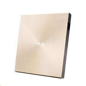 ASUS ZenDrive U9M arany ultravékony, hordozható 8-szoros DVD-író USB Type-C kábellel és M-DISC támogatással (SDRW-08U9M-U/GOLD/G/AS)