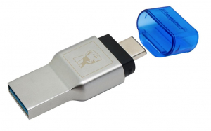 Kingston kártyaolvasó MobileLite Duo USB 3.1+Type C (FCR-ML3C)