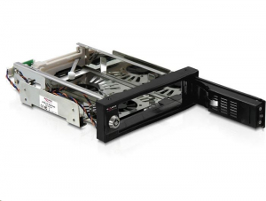 DeLock 5.25" mobil rack 3.5"-os SATA HDD-hez (47199)