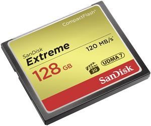 128GB Compact Flash Sandisk Extreme (SDCFXSB-128G-G46 / 124095)