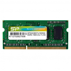 4GB 1600MHz DDR3 Notebook RAM Silicon Power CL11 (SP004GBSTU160N02)