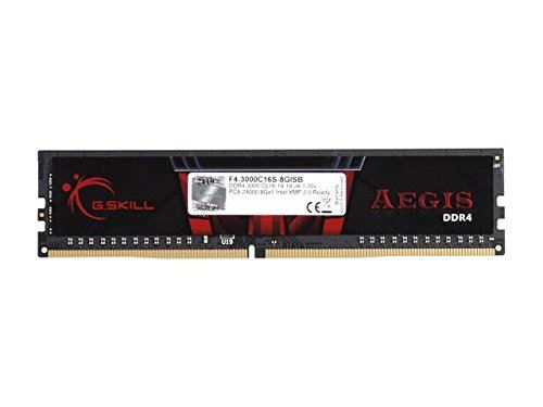 G Skill Aegis 8gb Ddr4 3000mhz Overclock 8GB 3000MHz DDR4 RAM G.Skill Aegis CL16 (F4-3000C16S-8GISB)