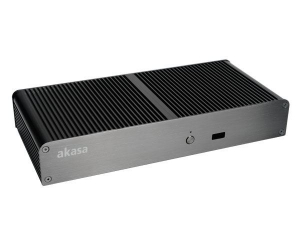 Akasa Tesla T NUC alaplap ház /A-NUC11-M1B/ OEM