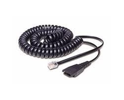 Jabra RJ10 headset spirál kábel  2m (8800-01-37)
