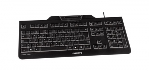 Cherry KC 1000 SC US billentyűzet fekete USB (JK-A0100EU-2)