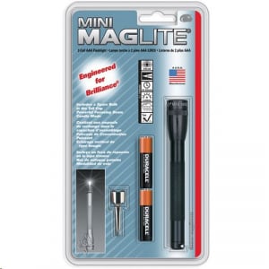 Maglite Mini AAA elemlámpa fekete bliszter (M3A016)