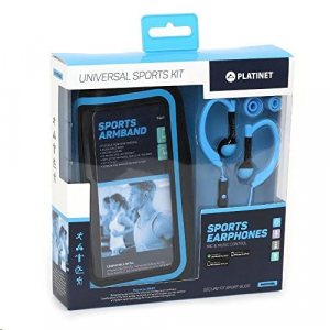 Platinet PM1070BL mikrofonos sport f&uuml;lhallgat&oacute; + karp&aacute;nt k&eacute;k