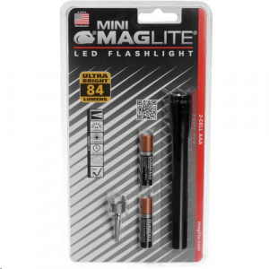 Maglite Mini AAA LED elemlámpa fekete bliszter (SP32016)