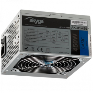 Akyga 450W Basic tápegység OEM (AK-B1-450)