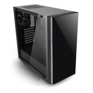 Thermaltake View 21 Tempered Glass Edition táp nélküli ablakos ház fekete (CA-1I3-00M1WN-00)