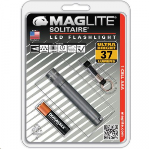 Maglite Solitaire LED elemlámpa szürke bliszter (SJ3A096)