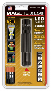 Maglite XL50 LED elemlámpa fekete bliszter (XL50-S3016)