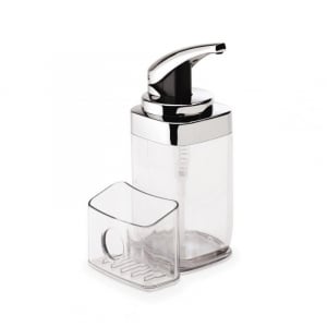 SimpleHuman KT1159 négyszögletes pumpás szappanadagoló szivacstartóval 650ml