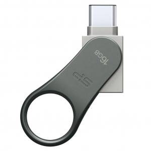 Pen Drive 16GB Silicon Power Mobile C80 USB-TypeC - USB 3.0 titán (SP016GBUC3C80V1S)