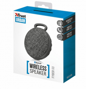 Trust Urban Fyber Go vezeték nélküli Bluetooth hangszóró fekete (22010)