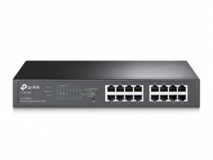 TP-Link TL-SG1016PE 10/100/1000 16 portos Poe + fémházas switch