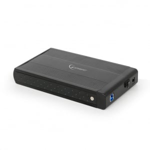 Gembird 3.5" külső SATA merevlemez ház USB 3.0 fekete (EE3-U3S-3)