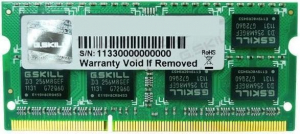 8GB 1600MHz DDR3L Notebook RAM G. Skill (F3-1600C11S-8GSL)