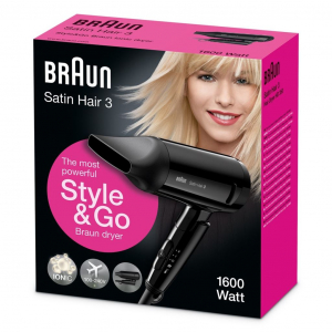 Braun Satin Hair 3 Style&Go utazó hajszárító (HD350)