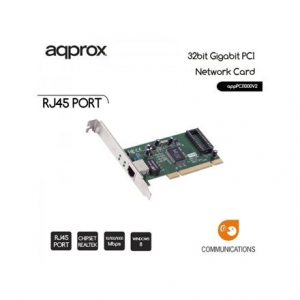 Approx RJ45 Gigabit Ethernet port PCI bővítő kártya (APPPCI1000V2)