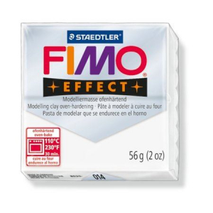 FIMO "Effect" gyurma 56g égethető áttetsző (8020-014)