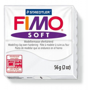 FIMO "Soft" gyurma 56g égethető fehér (8020-0)