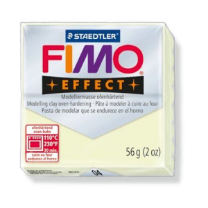 FIMO "Effect" gyurma 56g égethető sötétben világító (8020-04)