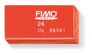 FIMO "Soft" gyurma 56g égethető indián piros (8020-24)