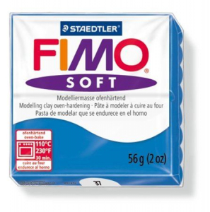 FIMO "Soft" gyurma 56g égethető óceán kék (8020-37)