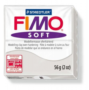FIMO "Soft" gyurma 56g égethető delfinszürke (8020-80)
