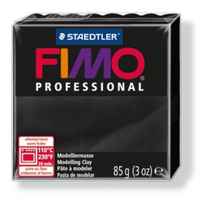 FIMO "Professional" gyurma 85g égethető fekete (8004-9)