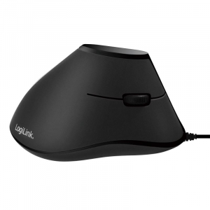 LogiLink ID0158 Ergonomic Vertical optikai egér fekete USB