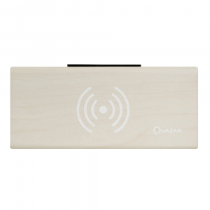 Quazar Charger Clock Station órával kombinált vezeték nélküli töltő fehér (QZR-WR03-WH)