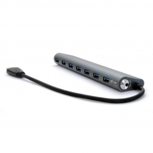 i-tec Metal USB 3.0 Hub 7 port  fekete (U3HUB778)