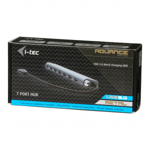 i-tec Metal USB 3.0 Hub 7 port  fekete (U3HUB778)