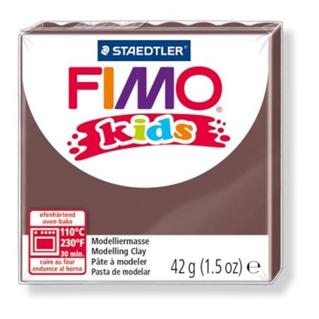 FIMO "Kids" gyurma 42g égethető barna (8030-7)