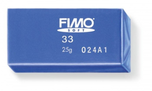 FIMO "Soft" gyurma 56g égethető fényes kék (8020-33)