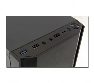 LC-Power 7036B táp nélküli ház fekete (LC-7036B-ON)
