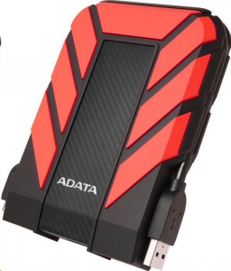 2TB 2.5" ADATA HD710 Pro külső winchester fekete-piros (AHD710P-2TU31-CRD)