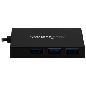 StarTech.com 4 portos USB 3.0 Hub fekete (HB30A3A1CSFS)