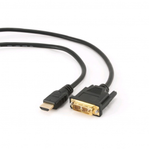 Gembird Cablexpert Adatkábel HDMI-DVI 7.5m aranyozott csatlakozó (CC-HDMI-DVI-7.5MC)