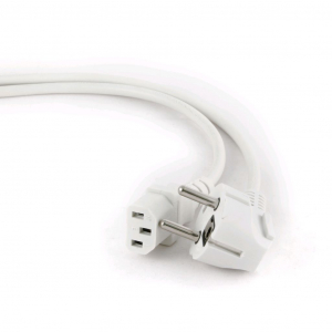Gembird Cablexpert Hálózati tápkábel 1,8m fehér (PC-186W-VDE)