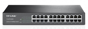 TP-Link TL-SF1024D 10/100 Mbps 24 portos switch