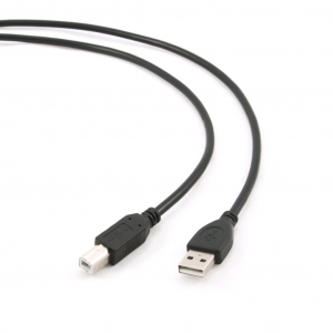 Gembird Cablexpert USB A-B printer kábel 1.8m fekete (CCP-USB2-AMBM-6)