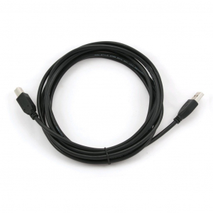 Gembird Cablexpert USB A-B printer kábel 3m fekete (CCP-USB2-AMBM-10)
