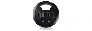 RaidSonic ICY BOX 4x USB +  audio HUB (IB-HUB1403A)
