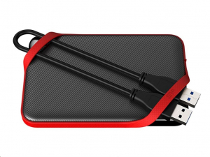 1TB 2,5" Silicon Power Armor A62S USB 3.1 külső winchester fekete-piros (SP010TBPHD62SS3K)