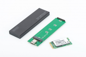 Digitus DA-71115 külső M.2 SSD ház fekete